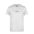 Premium T-Shirt mit Schriftzug weiss