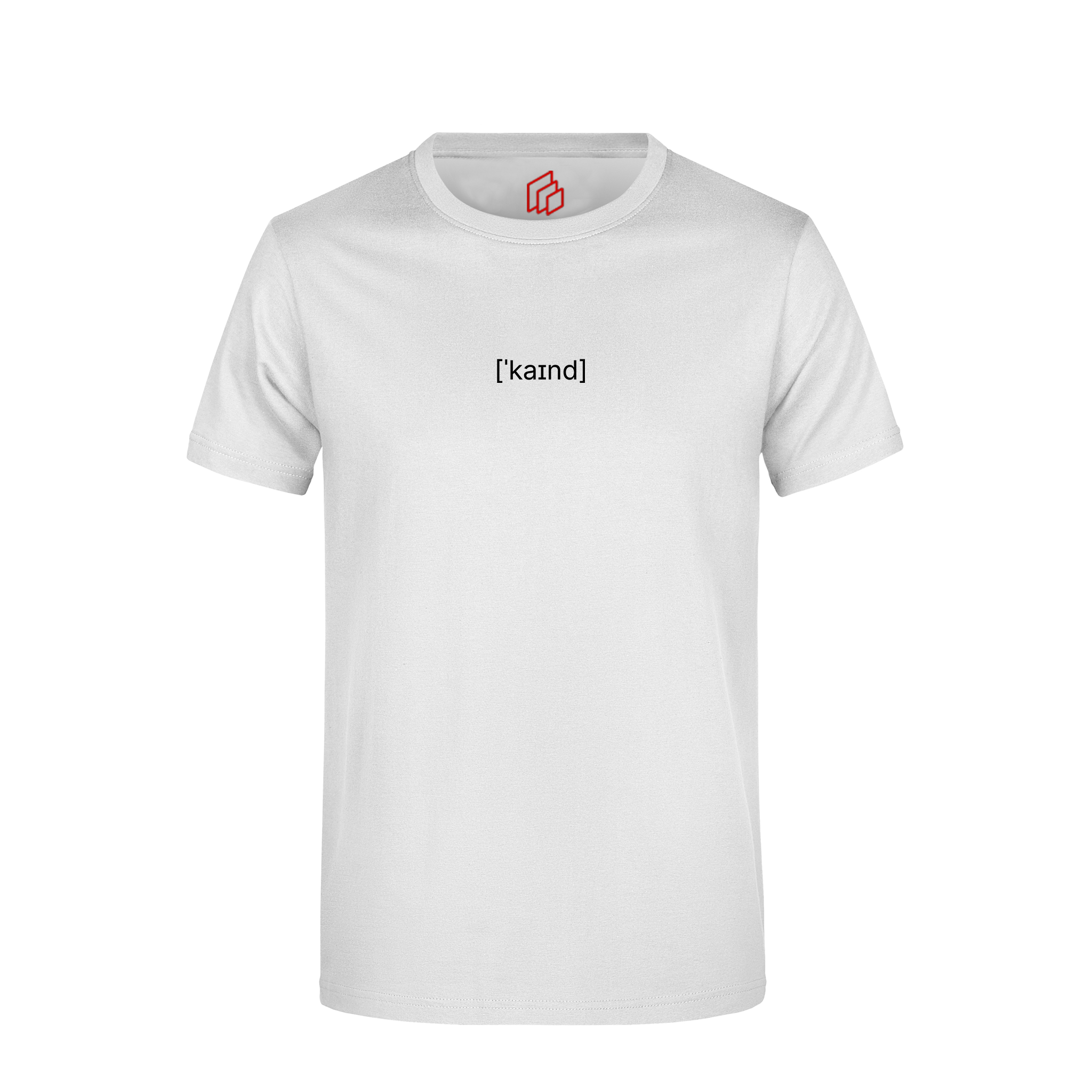 Premium T-Shirt mit Schriftzug weiss