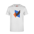 Premium T-Shirt mit Print weiss